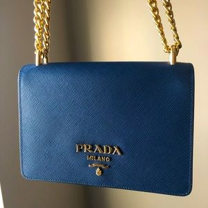 Prada Saffiano Chain crossbody Bag